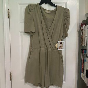 New with Tags Olive Green Romper from Nation LTD Los Angeles